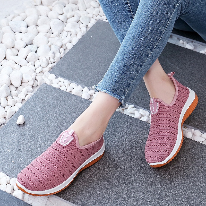 Giày sneaker IELGY mũi tròn thoáng khí thời trang cho nữ