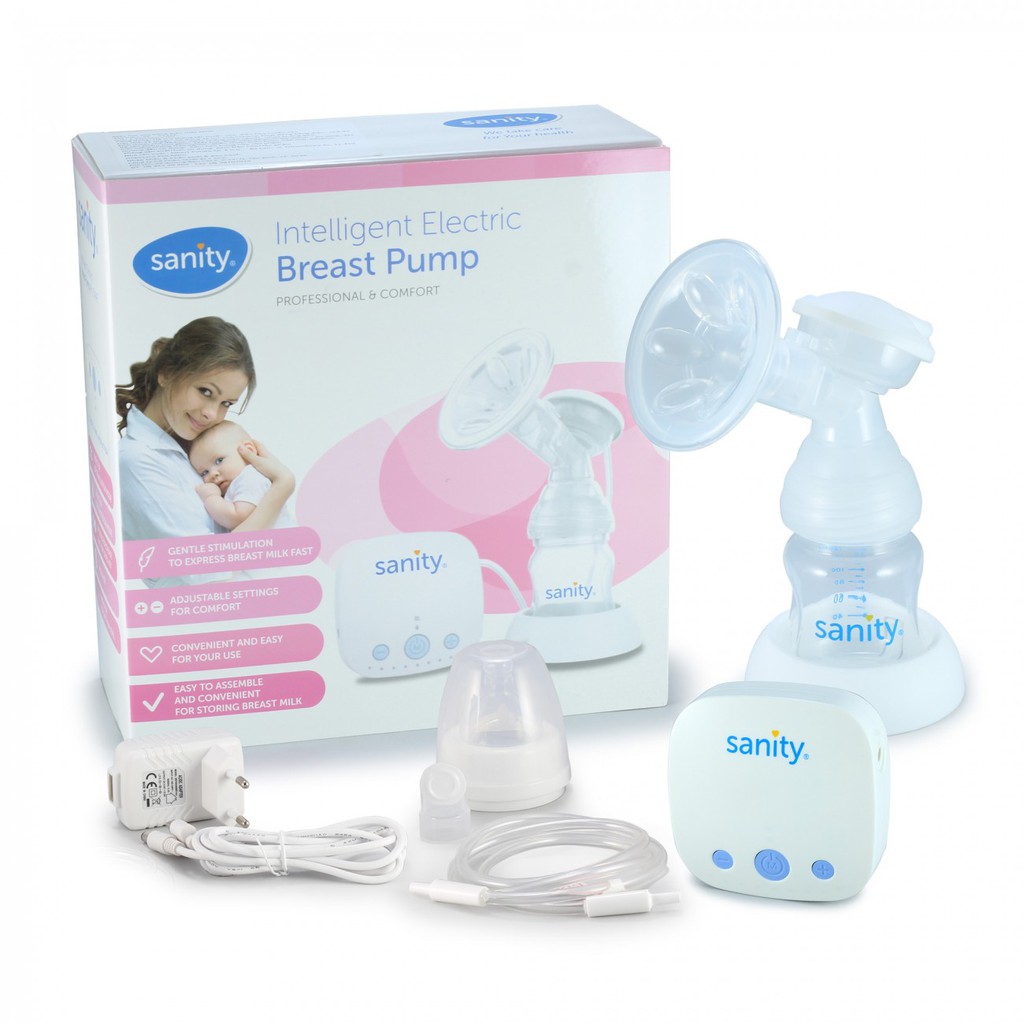 Máy Hút Sữa Điện Đơn Sanity Ap154AE + Tặng Túi Trữ Sữa Cảm Biến Nhiệt Unimom