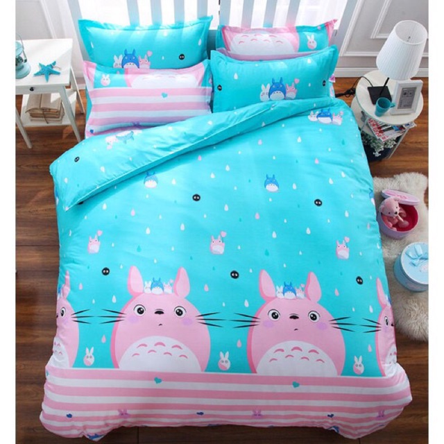 Bộ chăn ga gối cotton silk