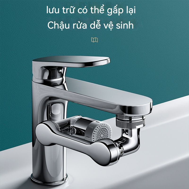 Đầu Chuyển Đổi Vòi Nước Cơ Học Xoay 1080 Độ Chống Văng Đa Năng Cho Nhà Tắm