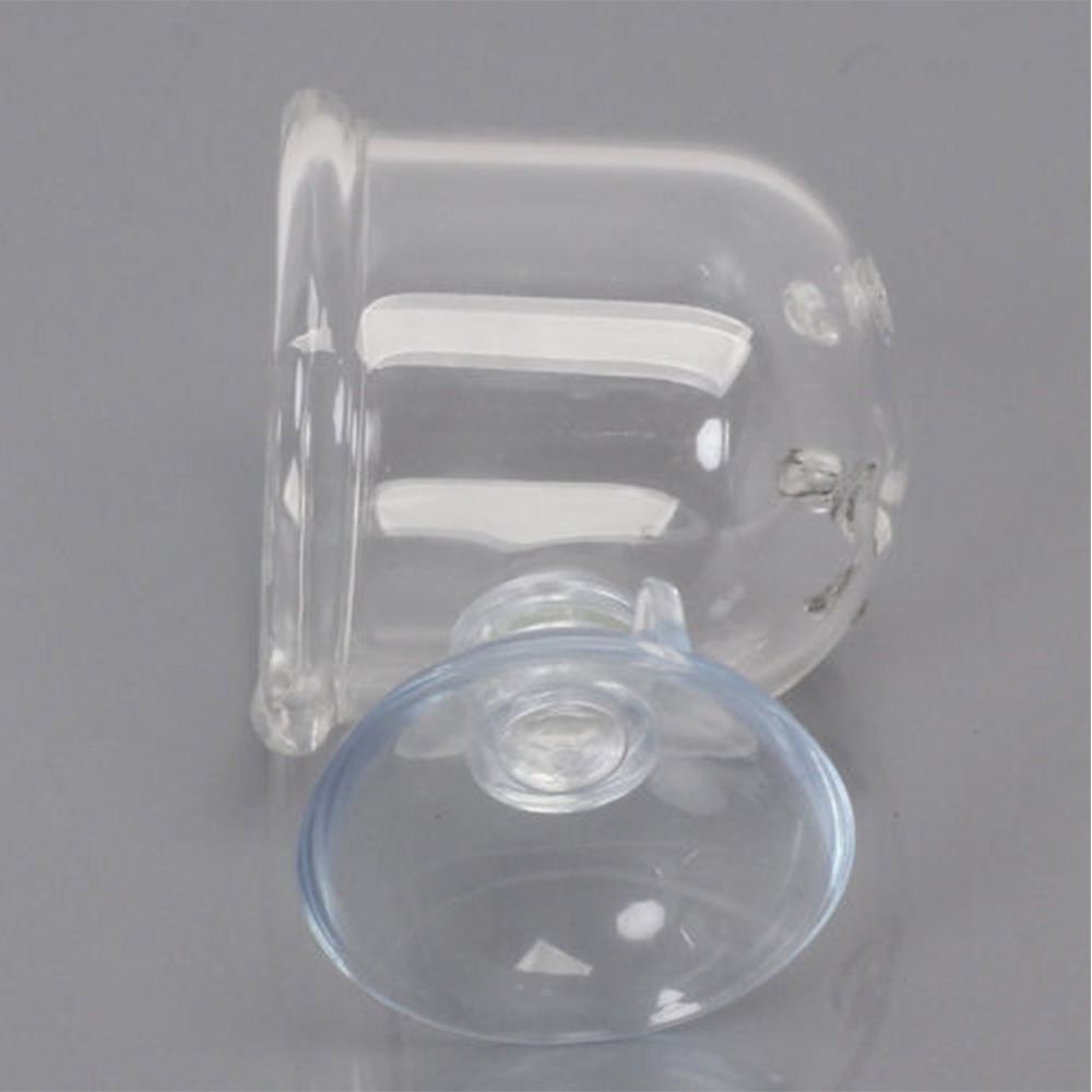 YIYU 1 cốc thủy tinh đựng thức ăn cho cá 36*36cm