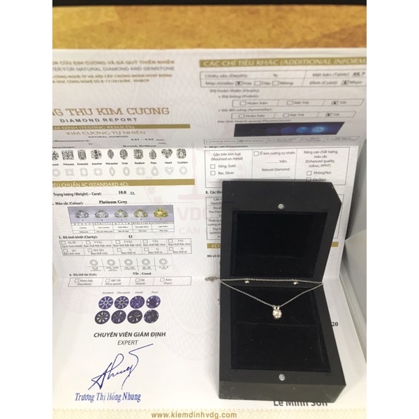 Mặt dây chuyền kim cương