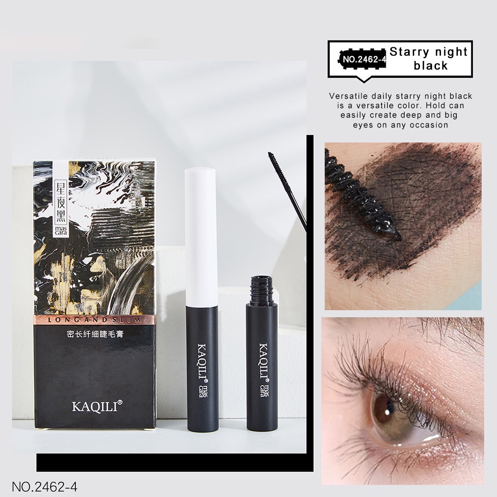 [Hàng mới về] Mascara màu sắc phong cách không thấm nước chống nhòe uốn cong làm dày lông mi