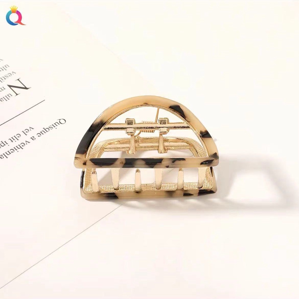 Kẹp Tóc Hình Bán Nguyệt Bằng Hợp Kim Tinh Tế Cao Cấp Phong Cách Hàn Quốc Cho Nữ