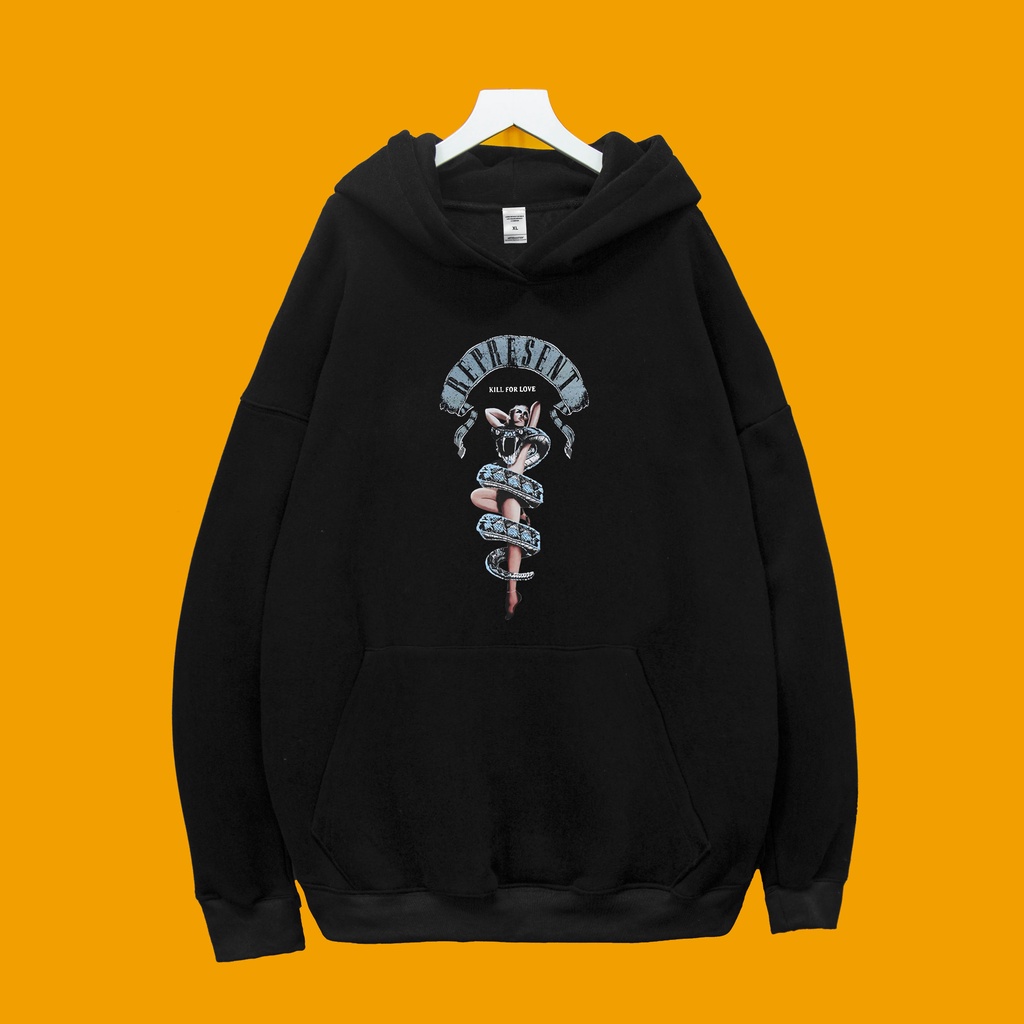 Áo Nỉ Hoodie REPRESENT NGƯỜI RẮN Dogo Store , áo hoodie nam nũ nỉ bông cotton