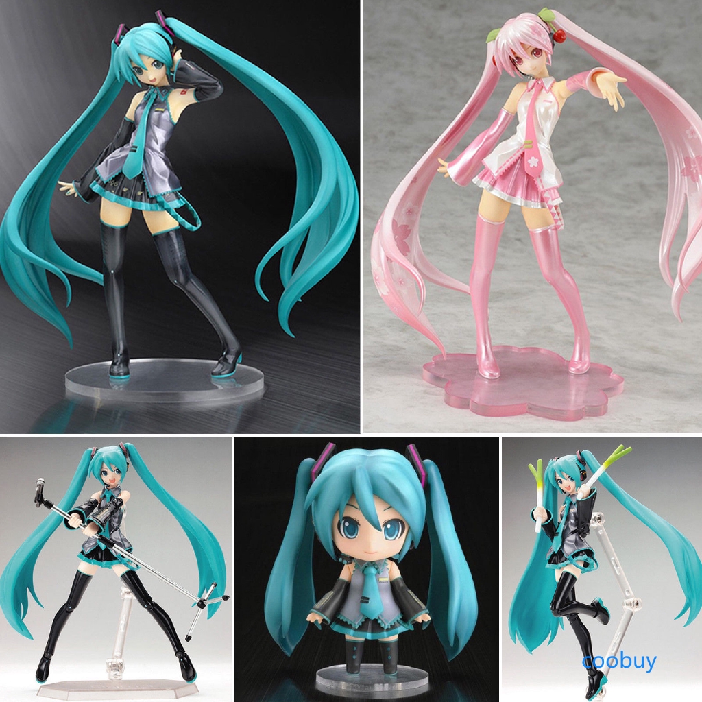 Tượng mô hình nhân vật Hatsune Miku phong cách chibi