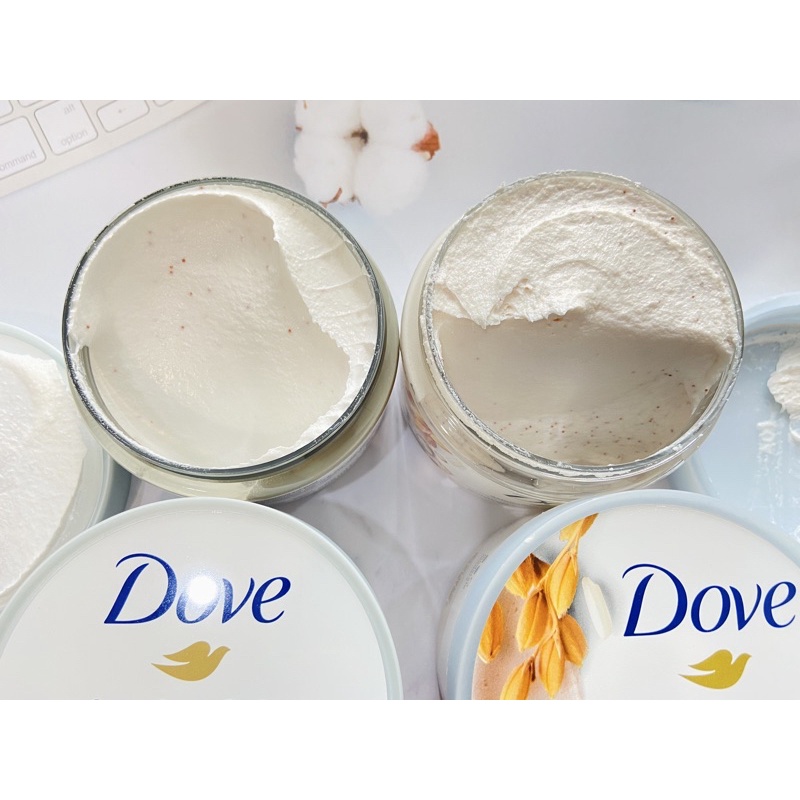 Kem tẩy tế bào chết cho body Dove bản Mỹ 298gr - chính hãng bill Mỹ
