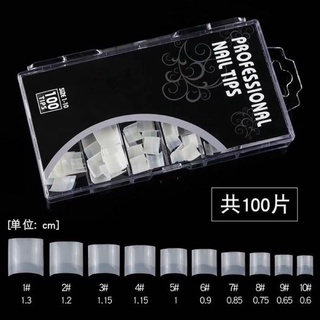 Móng nối chân 2 màu trong, đục