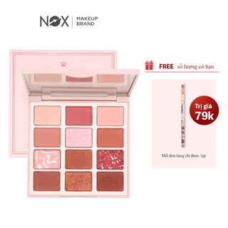 Bảng Phấn Mắt NOX 15g 12 Màu Trang Điểm Chất Lượng Cao