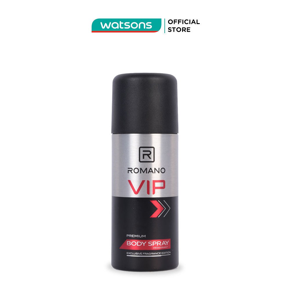 Xịt Khử Mùi Toàn Thân Cho Nam Romano VIP 150ml