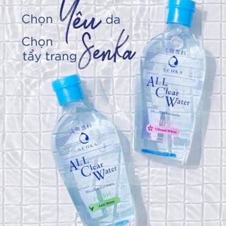 NƯỚC TẨY TRANG SENKA ALL CLEAR WATER
