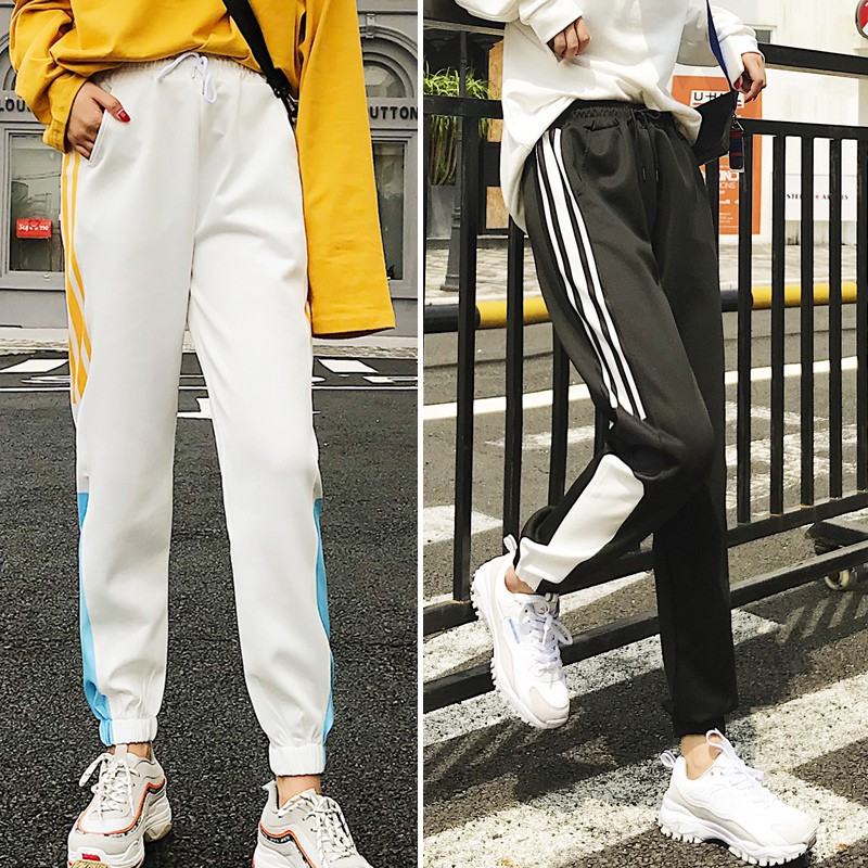 Quần thụng Harajuku thiết kế dáng rộng thoải mái
