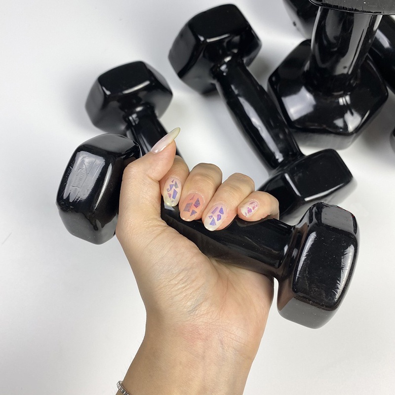 Tạ đơn tạ tay gang 3kg bọc cao su tập gym yoga chống trơn trượt, xước vỡ sàn