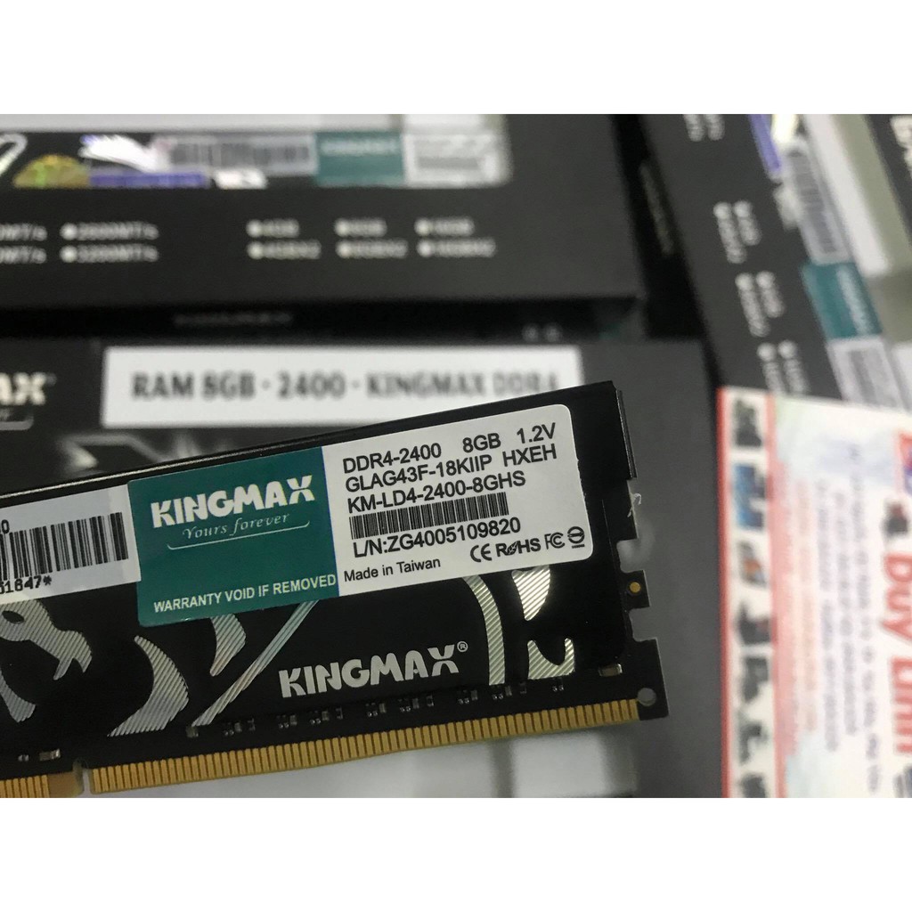 [Mã ELMS05 giảm 5% đơn 300k]Ram Mới 8G DDR4 Bus 2400 Kingmax Zeus Dragon full hộp bảo hành 36 tháng | WebRaoVat - webraovat.net.vn