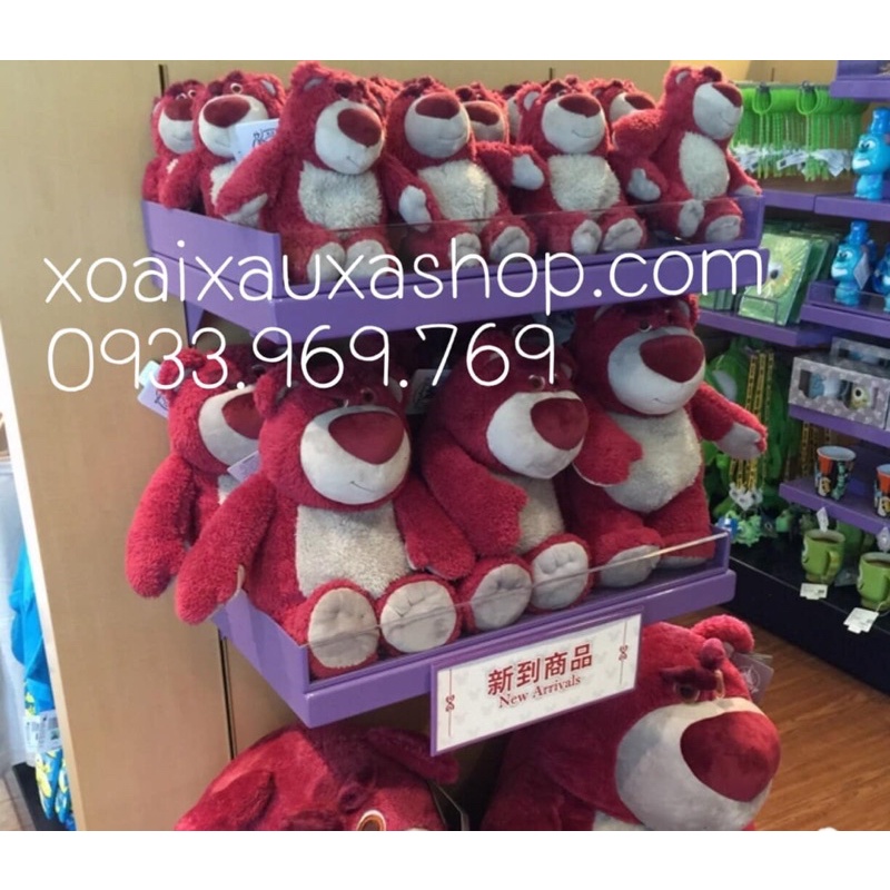 GẤU BÔNG GẤU DÂU LOTSO THƠM DÂU HÀNG STORE DISNEY