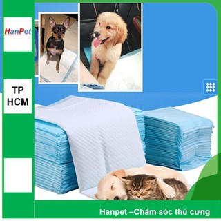 Hanpet.GV- (Lẻ 10 miếng) TÃ GIẤY CHO THÚ CƯNG tã lót khay vệ sinh, lót chuồng chó, lót sàn xe