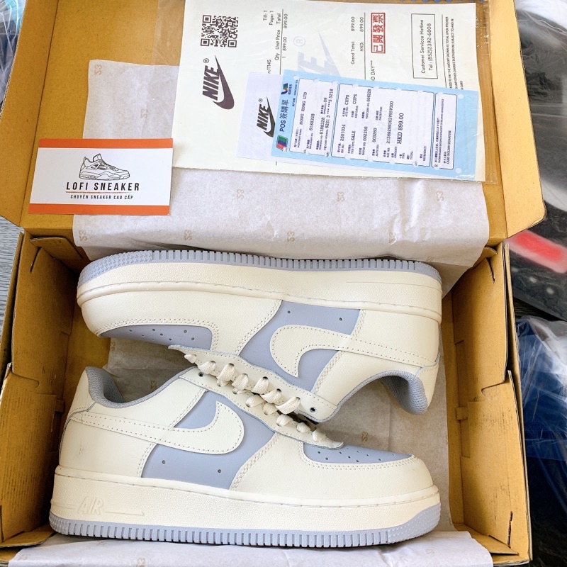 Giày AF1 Tím Trắng mộng mơ [ẢNH THẬT] Giầy sneaker airr forcee 1 trắng xanh hothit