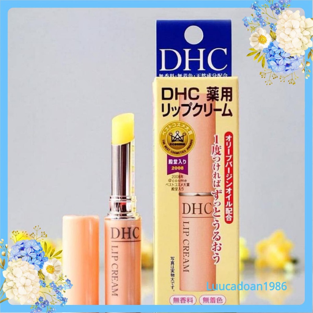 [𝗕𝗜𝗚𝗦𝗔𝗟𝗘] Son Dưỡng Môi DHC Không Màu Giảm Thâm Nhật Bản Lip Cream [Chuẩn Authentic]