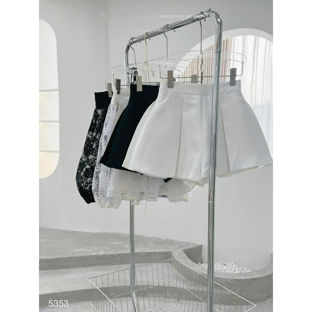 SET ÁO DOLL TRỄ VAI HOA NỔI CHÂN VÁY