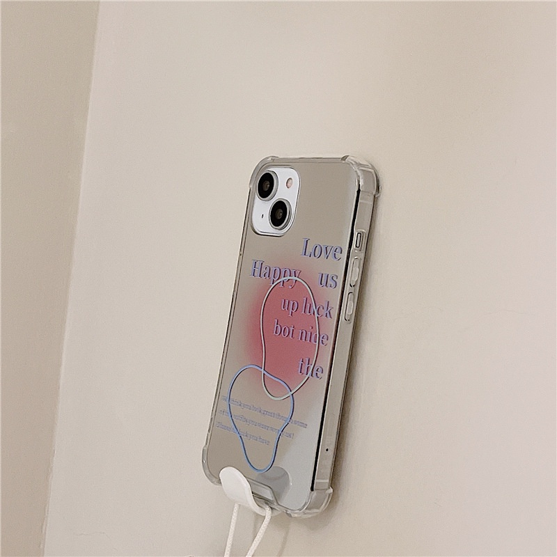 Ốp lưng iphone Ốp Điện Thoại Mặt Gương Trang Điểm Chống Sốc Cho Apple iPhone6/7/8Plus 14proMax XR 11/12 Pro 13Pro Max Dinuo case