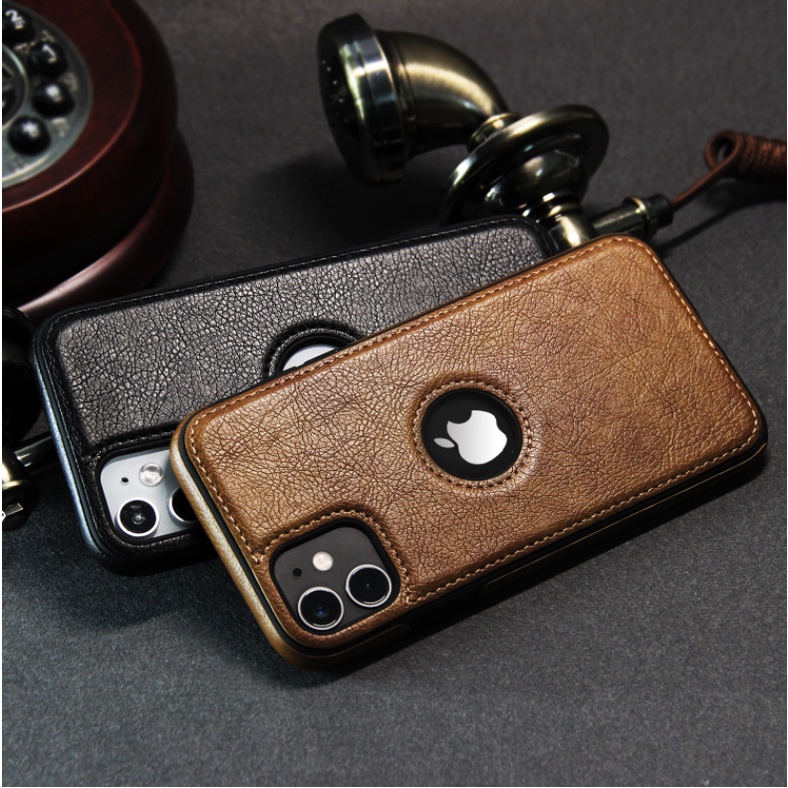 Ốp Lưng Điện Thoại Bằng Da Mềm Dành Cho iPhone 11 12pro Max APPLE XS XR X Max 12mini iPhone 6 6s 7 8 plus