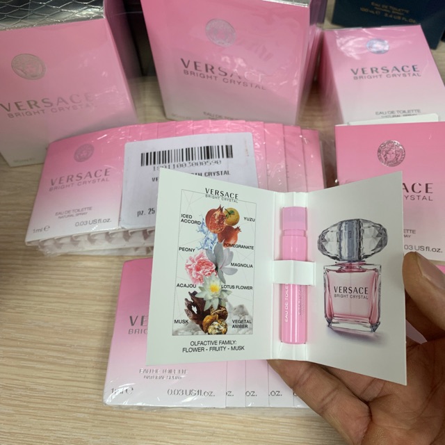 Nước hoa vials nữ versace bright 1ml