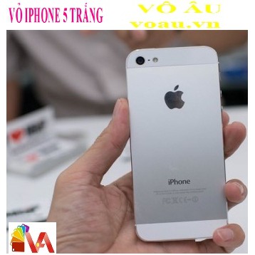 VỎ IPHONE 5 MÀU TRẮNG [VỎ ĐẸP]