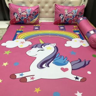 BỘ DRAP THUN LẠNH Ý 5D THÁI LAN CAO CẤP NHIỀU MẪU (INBOX CHỌN MẪU)