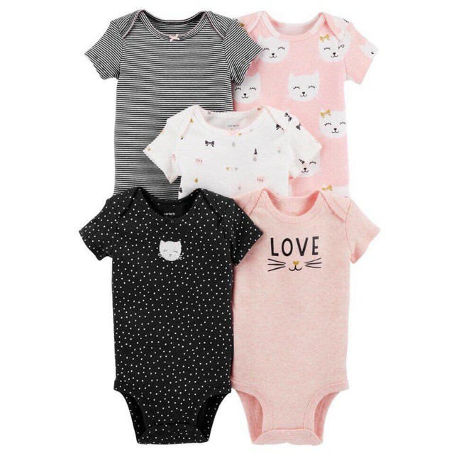 Bodysuit xuất xịn cho bé gái 3-24M