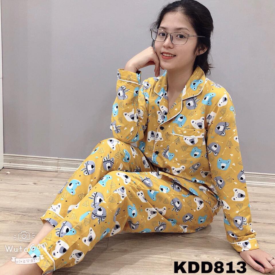 Đồ bộ pijama dài tay nữ - Set pizama hoạt hình dễ thương ulzzang mặc ở nhà đồ ngủ HOT | BigBuy360 - bigbuy360.vn