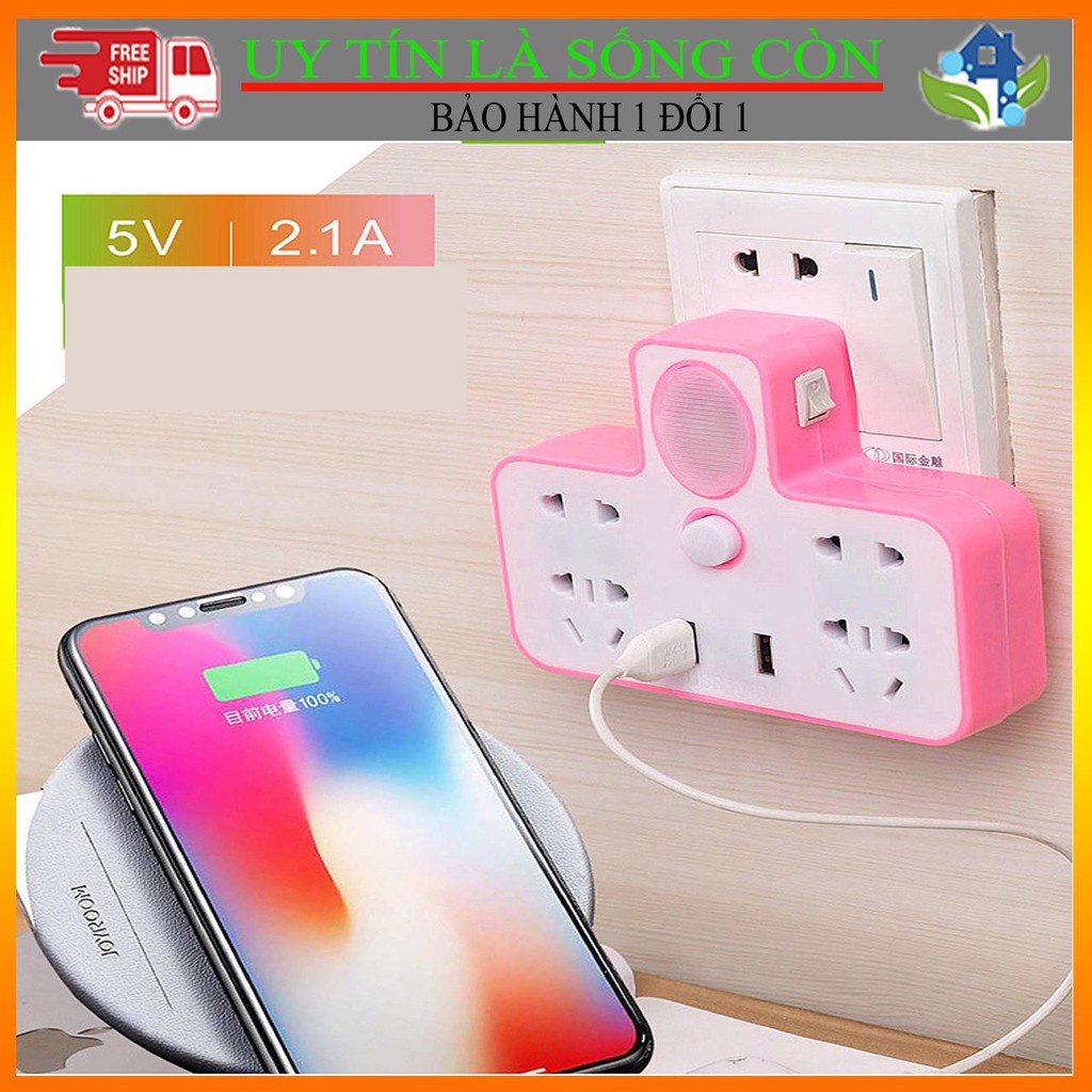 {SẢN PHẨM } Ổ CẮM ĐIỆN THÔNG MINH KIÊM ĐÈN NGỦ VÀ CỔNG SẠC USB