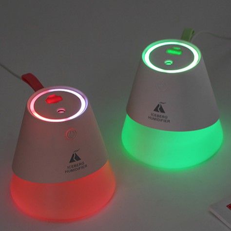 Máy Phun Sương, Xông Tinh Dầu Mini Volcano Tặng Kèm Đèn Led Quạt Mini - Bảo Hành 1 Đổi 1