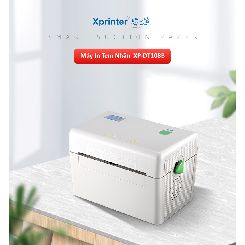 Máy In Đơn Hàng TMĐT, Tem Nhãn Vận Chuyển Xprinter XP - DT108 | BigBuy360 - bigbuy360.vn