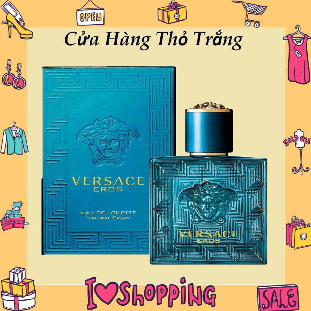 Nước Hoa Nam, Nước hoa versace eros bản EDT dung tích 100ml nam tính lưu hương lâu hương thơm quyến rũ