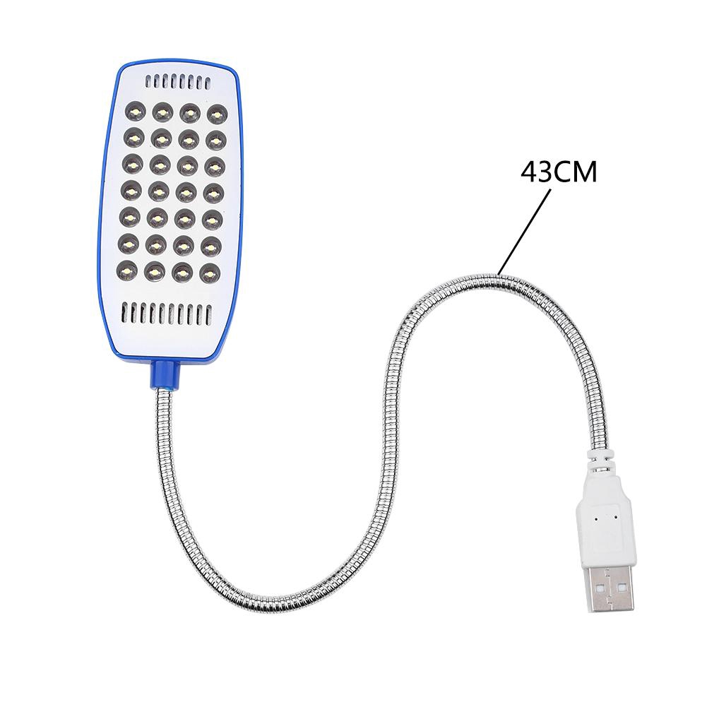 Đèn LED USB 28 bóng mini 5V thiết kế có công tắc dùng để đọc sách / để bàn máy tính