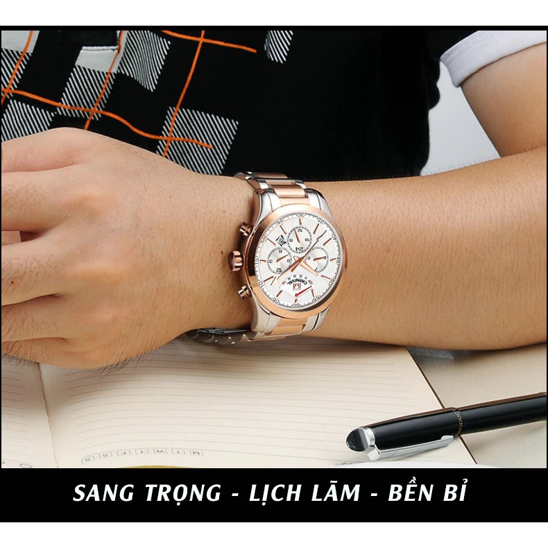 Đồng Hồ Nam XRANDER ATHENA Dây Demi Sang Trọng, Chống Nước Tốt