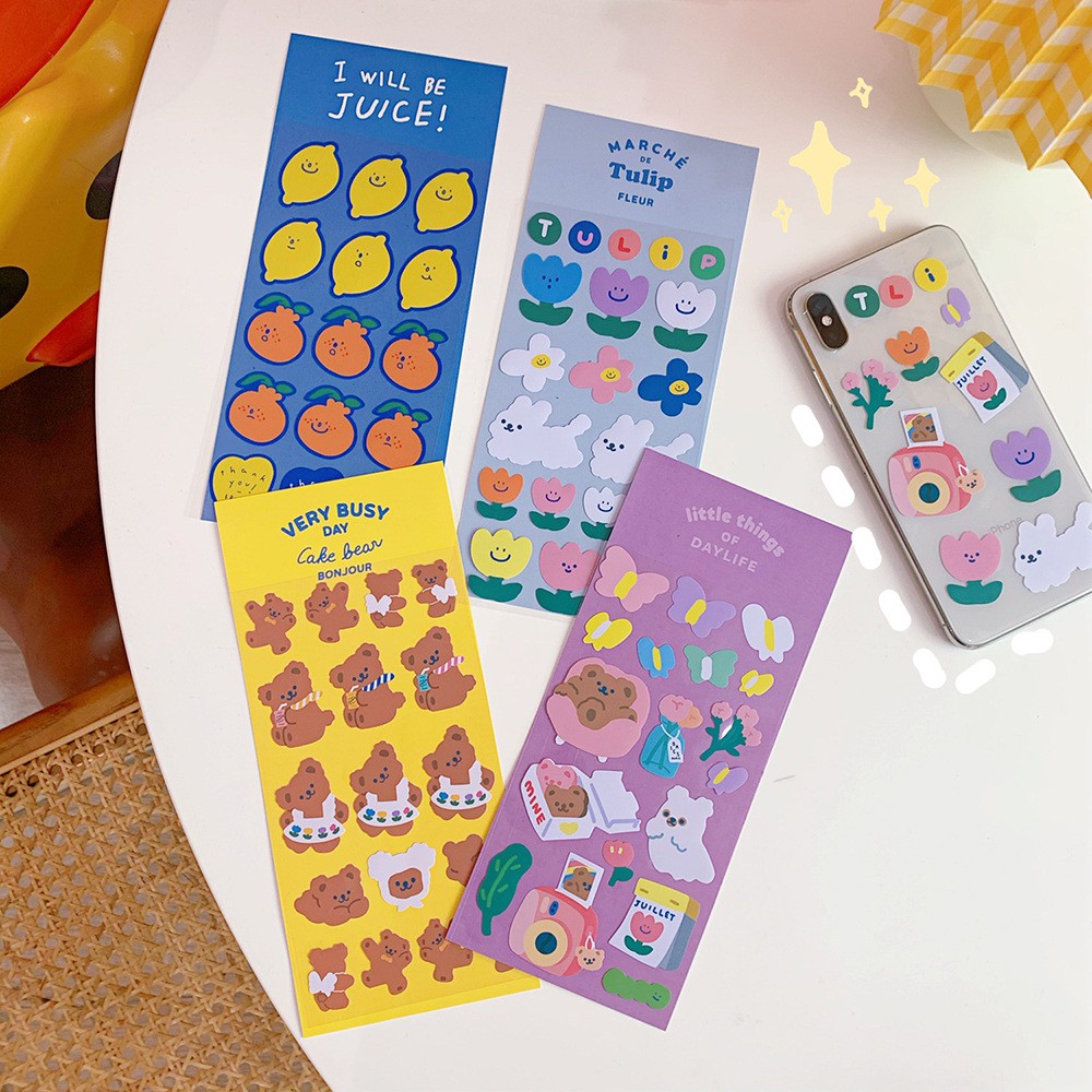 Set hình dán mini xinh xắn tiện lợi