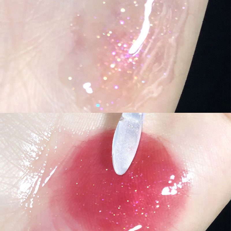 Son Kem Bóng Hiệu Ứng Gương Màu Gradient Không Dễ Phai Trong Suốt 3ml