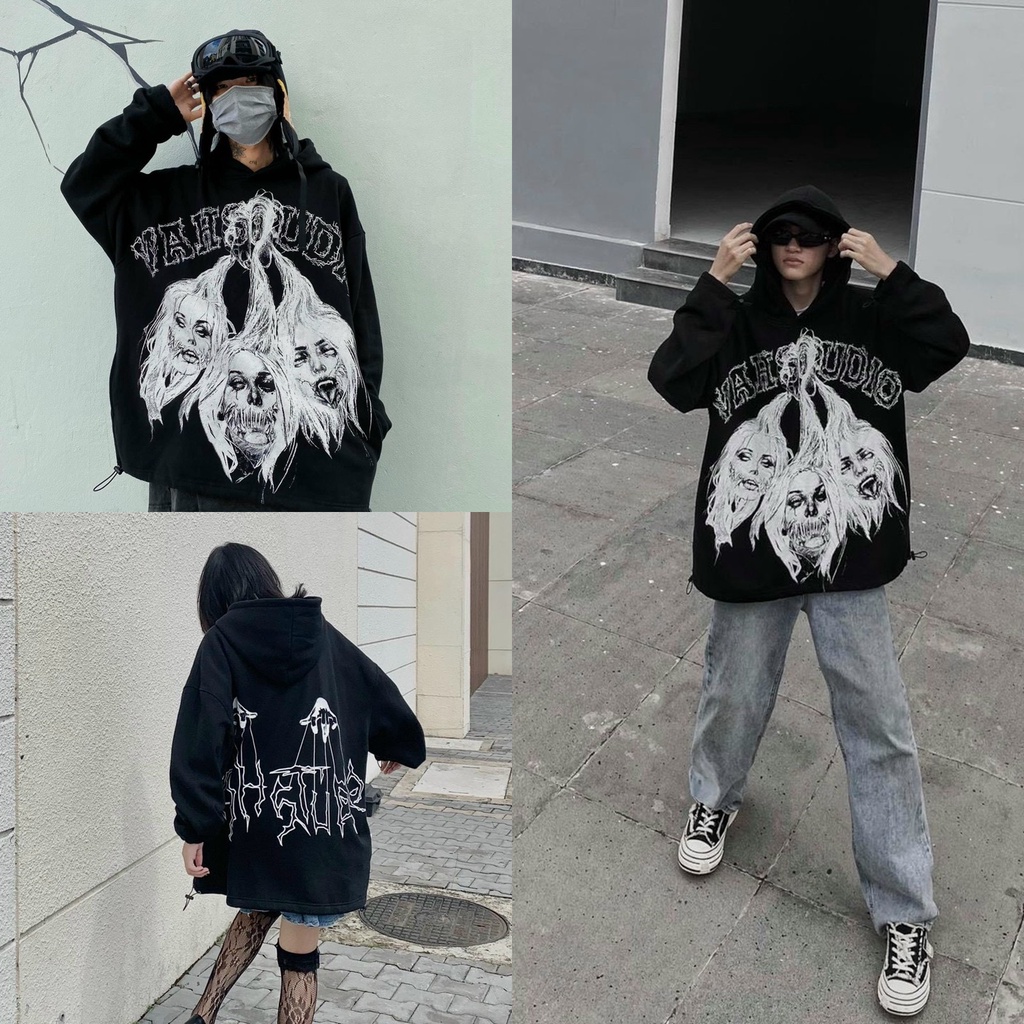 Áo Hoodie VAH Studio Unisex Nam Nữ Chất Nỉ Bông Cotton Dày Dặn