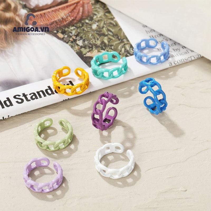 Nhẫn Hở Thiết Kế Đơn Giản Thời Trang Sáng Tạo Cho Nữ