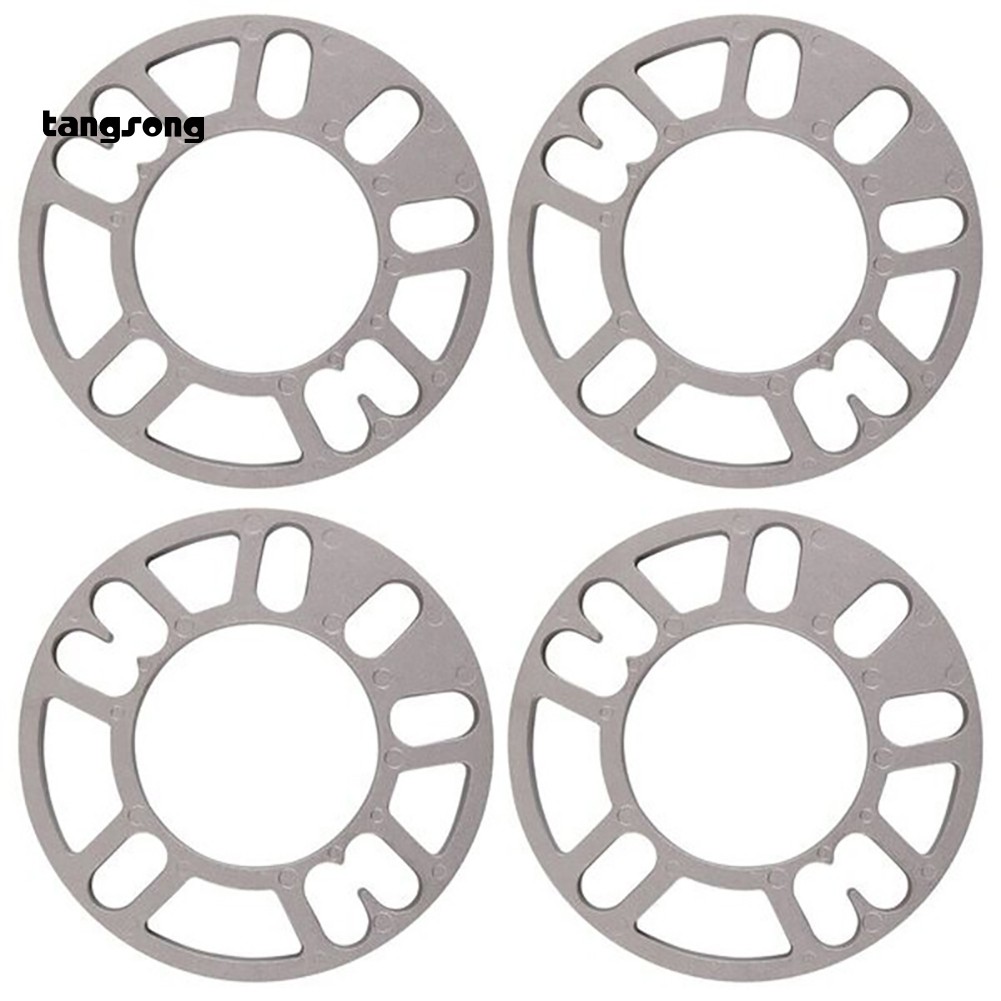 Set 4 vòng đệm bánh xe 3mm 5mm 8mm 10mm bằng hợp kim nhôm