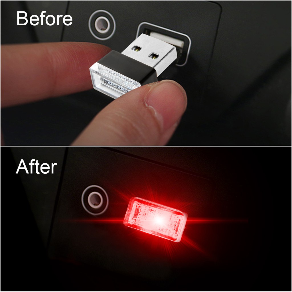 1x Car USB Atmosphere LED Light For Mazda 2 5 8 Mazda 3 Axela Mazda 6 Atenza CX-3 CX-4 CX-5 CX5 CX-7