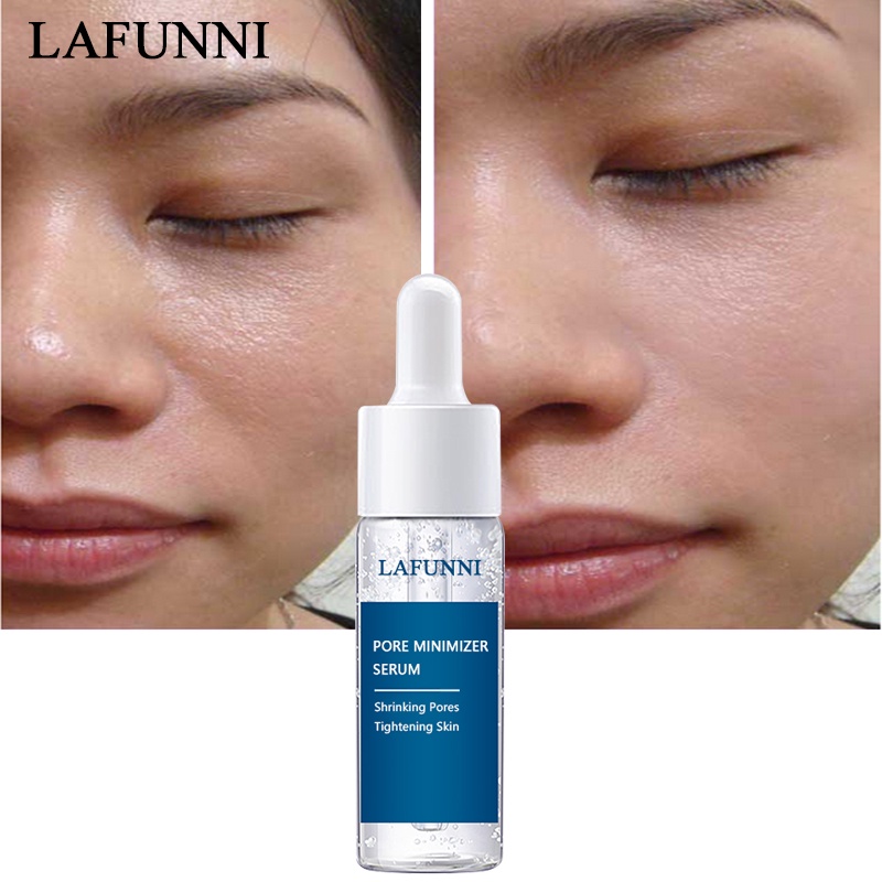 (Hàng Mới Về) Set 2 Lọ Serum Vitamin C Làm Trắng Da + Se Khít Lỗ Chân Lông Lafunni