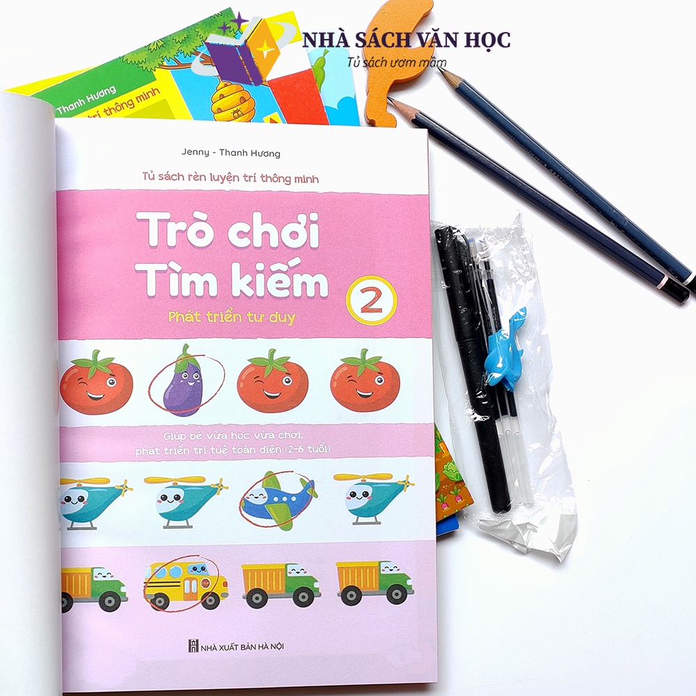Sách -Trò Chơi Mê Cung Và Trò Chơi Tìm Kiếm - Rèn Luyện Trí Thông Minh - Phát Triển Tư Duy Cho Trẻ Từ 2-6 Tuổi 4 Cuốn.