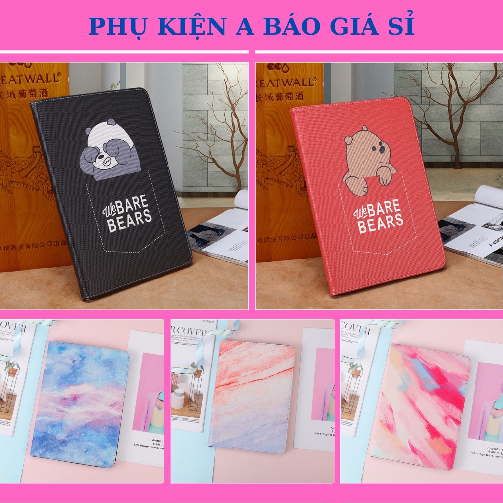 Ốp iPad Silicon hình Gấu cute ốp iPad Air 1,2,3,4,5,Gen 5,6,7,8,9,Pro 11,9.7,10.5...