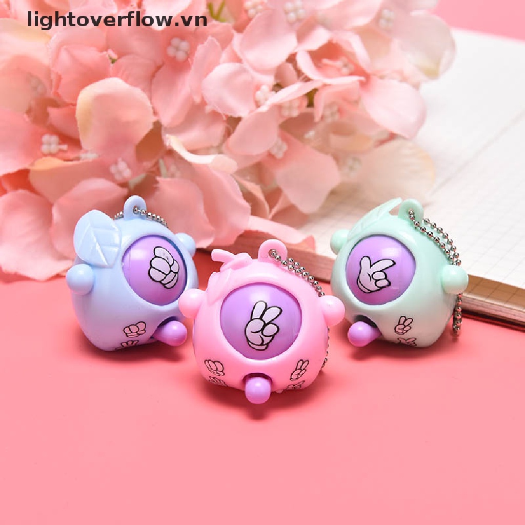 [lightoverflow] Kéo Bấm Ngón Tay Chơi Trò Chơi Rock Mini Tinh Tế