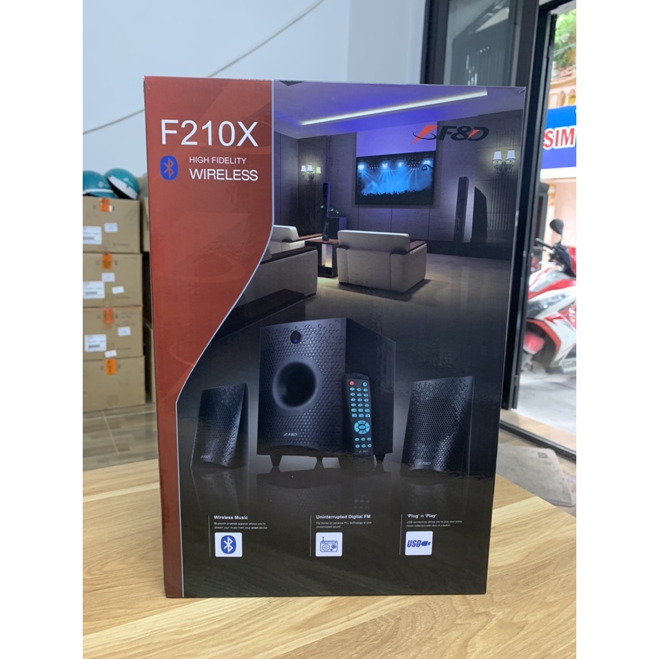Loa vi tính 2.1 Fenda F&D F210X,kết nốí bluetooth 4.0