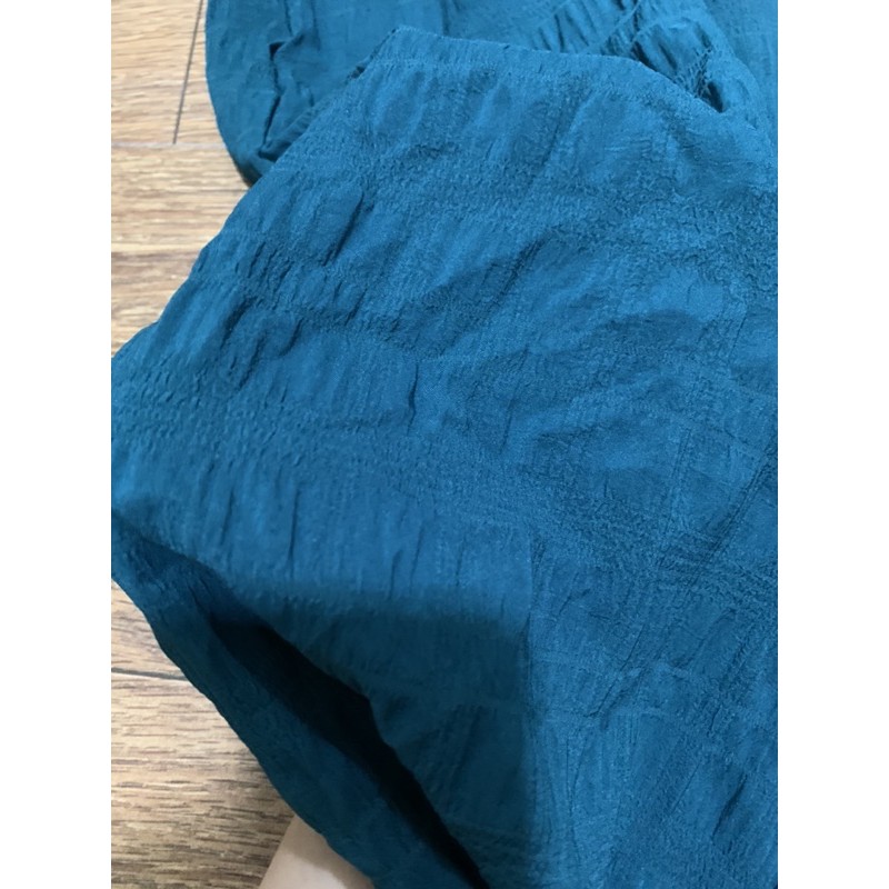 Đầm cổ vuông phong cách retron hàng QC sẵn L