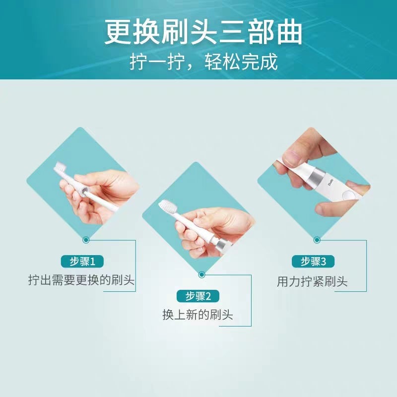 Đầu bàn chải đánh răng điện thay thế cho Panasonic Ew-Dm71-G712-41 Sa10 Pdm713