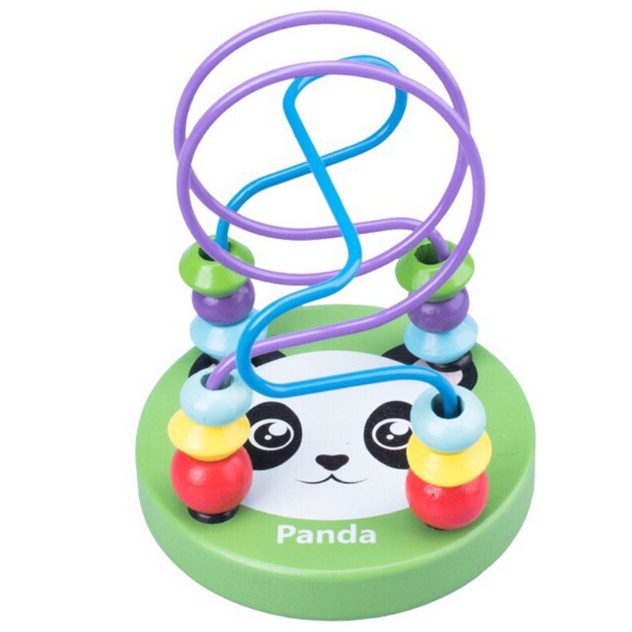 Đồ chơi luồn hạt mini gỗ cho bé luyện khéo tay